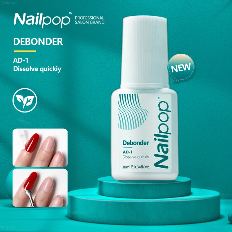 Nailpop Gel Remover Press-On | Retrait Doux en 5 Min